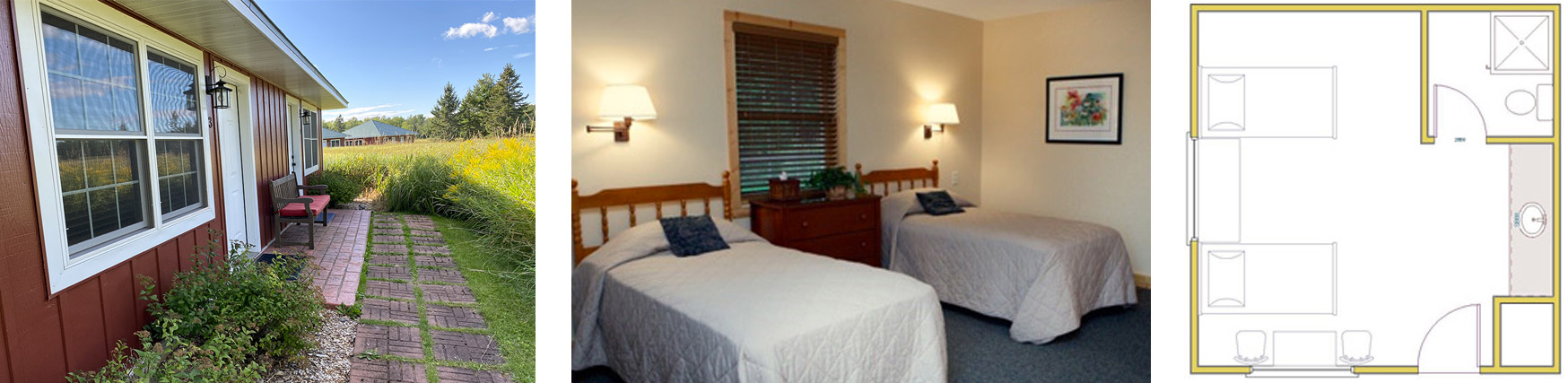 Shared Twin Beds