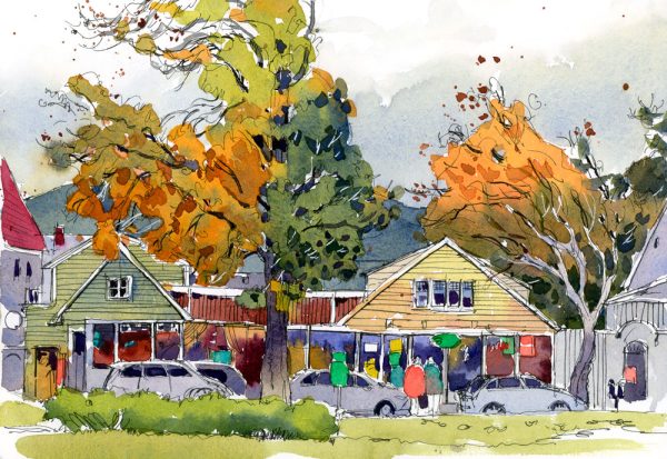 Down East Vistas: Sketching the Coastal Beauty of Bar Harbor in Watercolor - Image 9