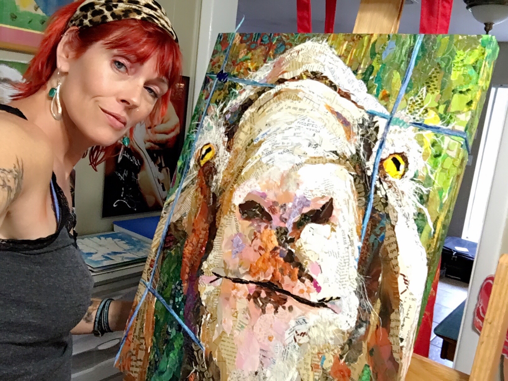 Elizabeth and Goat