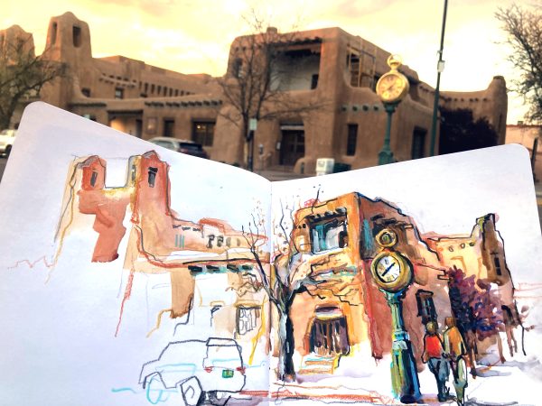 Capturing the Colors of Santa Fe: A Mixed Media Workshop Inspired by Santa Fe and Georgia O'Keeffe