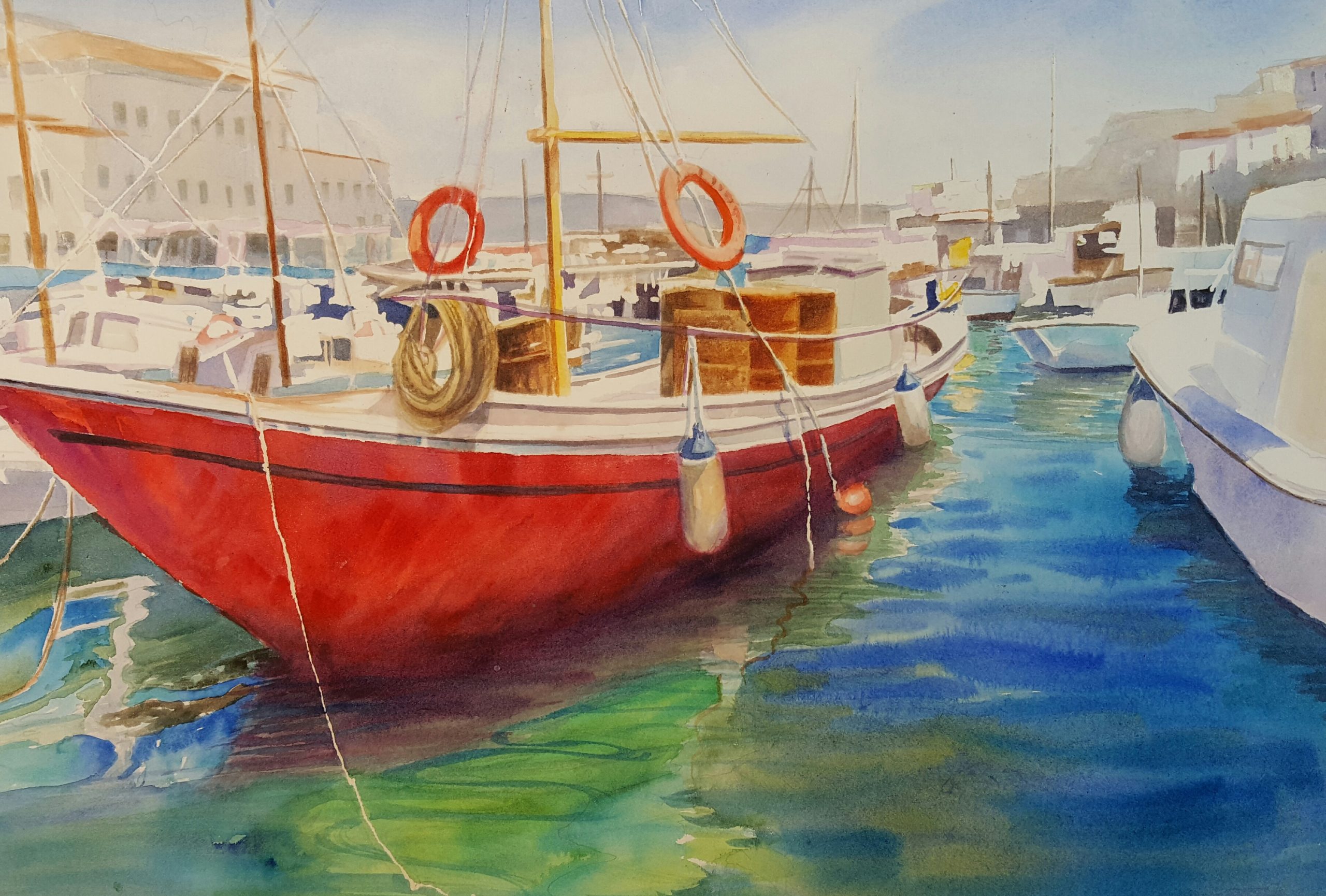 Greek Boats WC