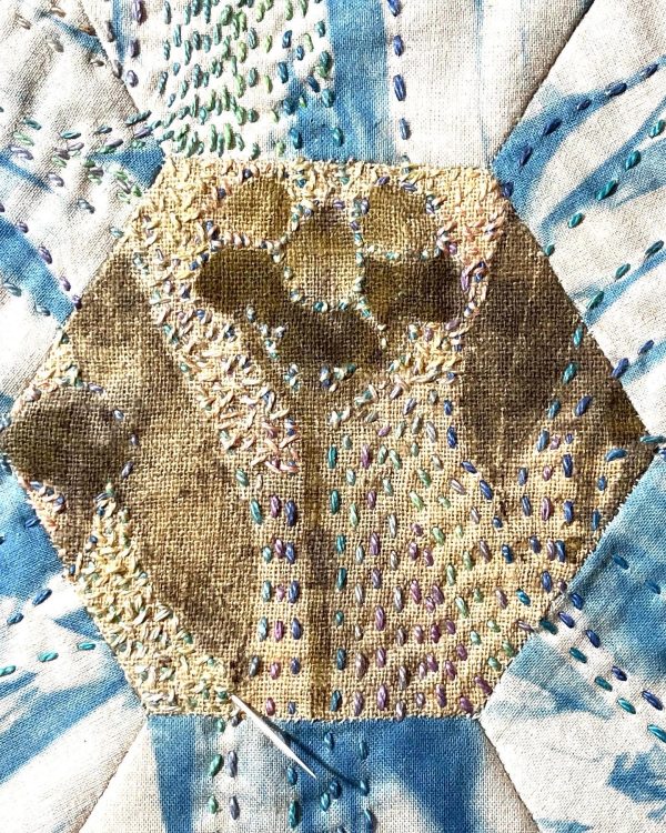 Botanical Printing And Boro Stitching - Image 3