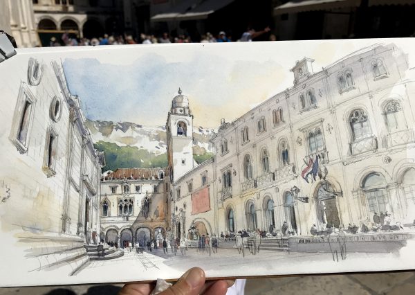 Perspective Urban Sketching in Watercolor II - Image 5