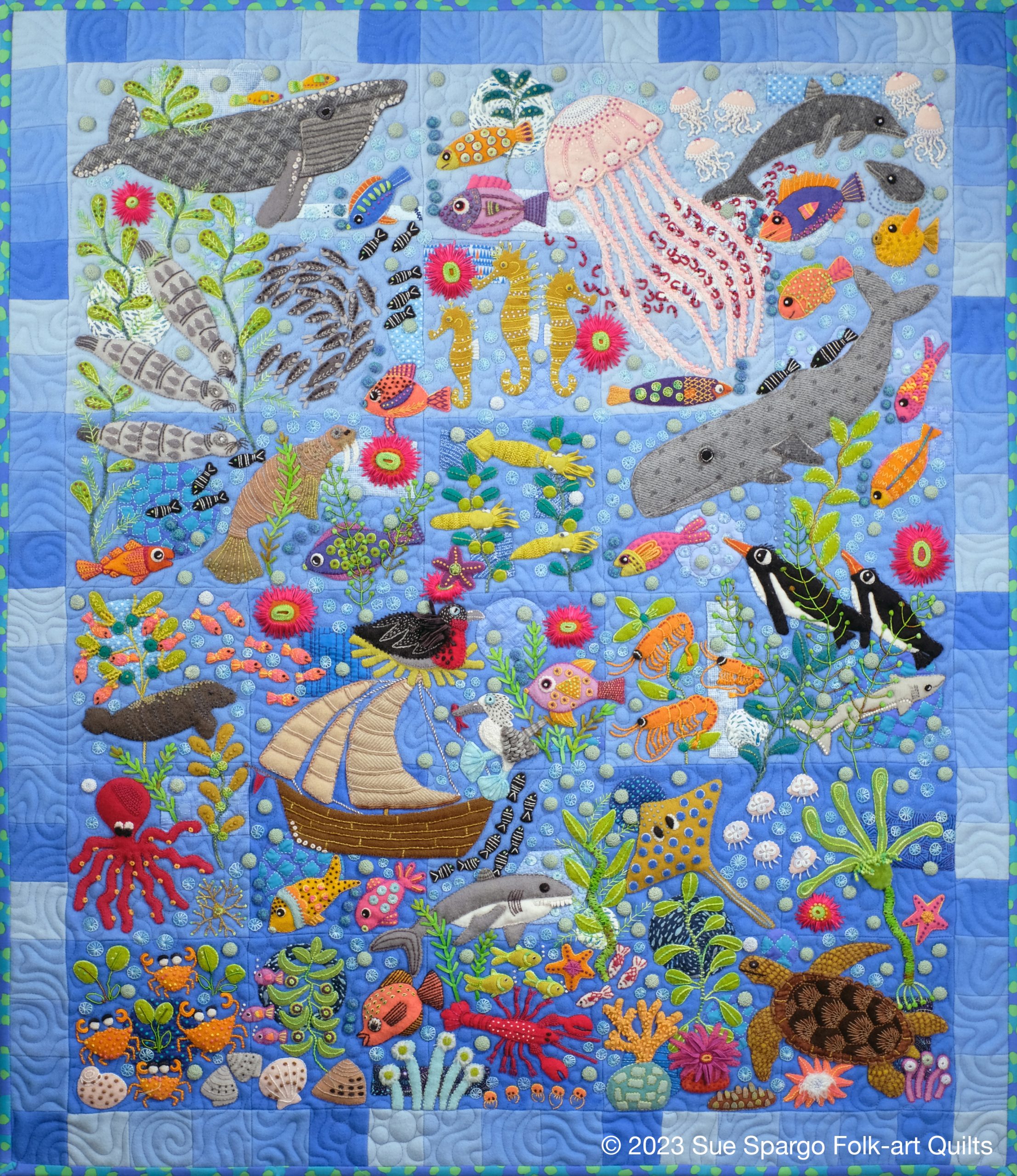 Shop  Sue Spargo Folk Art Quilts