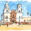 Vibrant Watercolors: Sketching Desert Hues II - Image 10