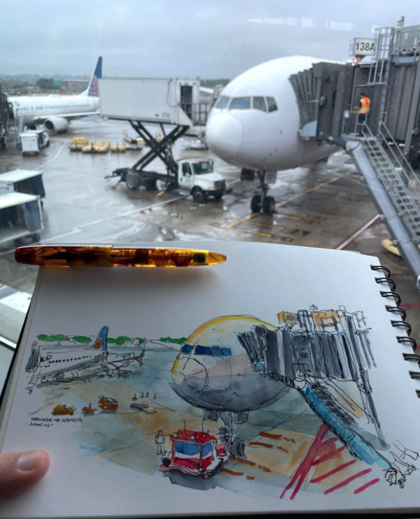 Sketch NOW (and color first) in Santa Fe