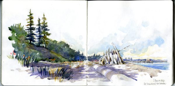 Perspective Urban Sketching in Watercolor II