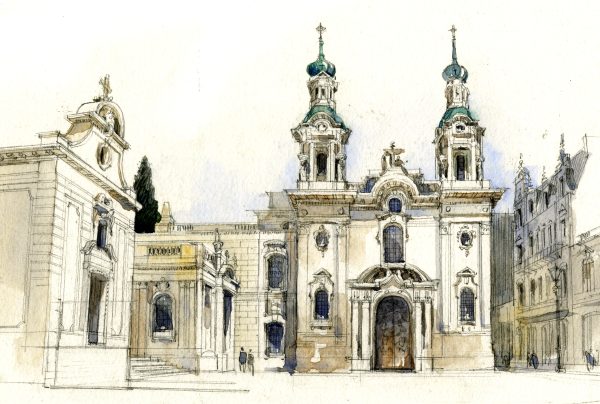 Perspective Urban Sketching in Watercolor II - Image 2