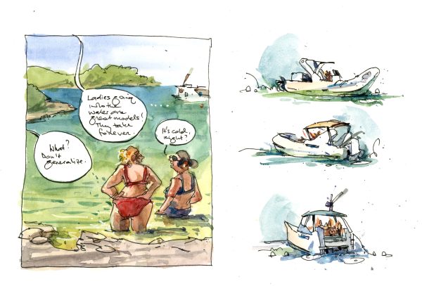 Expressive and Whimsical: Sketching Bar Harbor in Watercolor and Marker - Image 8