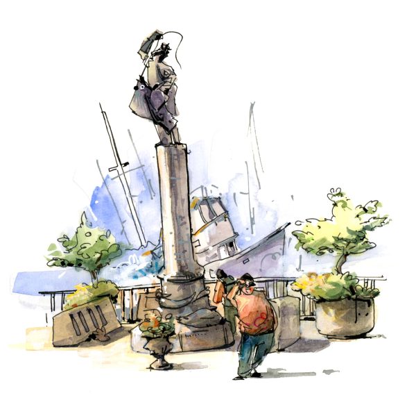 Expressive and Whimsical: Sketching Bar Harbor in Watercolor and Marker - Image 9
