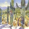 Vibrant Watercolors: Sketching Desert Hues II - Image 3