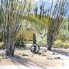 Vibrant Watercolors: Sketching Desert Hues II - Image 8