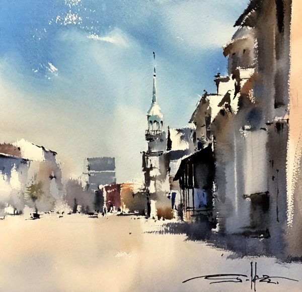 Atmospheric Cityscape