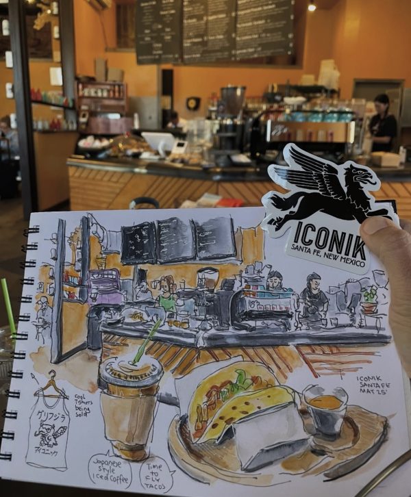 Sketch NOW (and color first) in Santa Fe