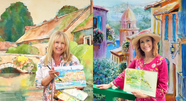 Vibrant Watercolor Painting & Journaling